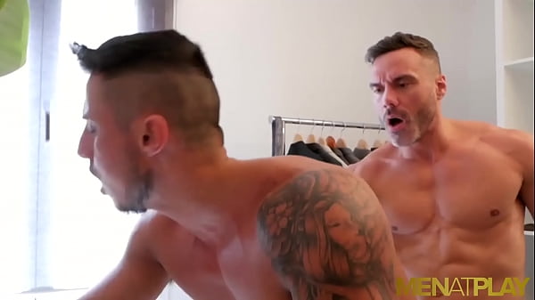 Hunky Coworkers Ass Fuck After Blowjob thumbnail