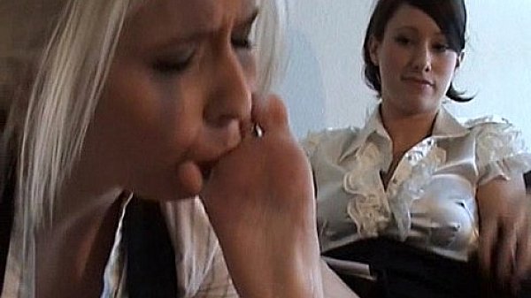 Lesbian Reading A Book While Worshiping Her Feet 3 thumbnail