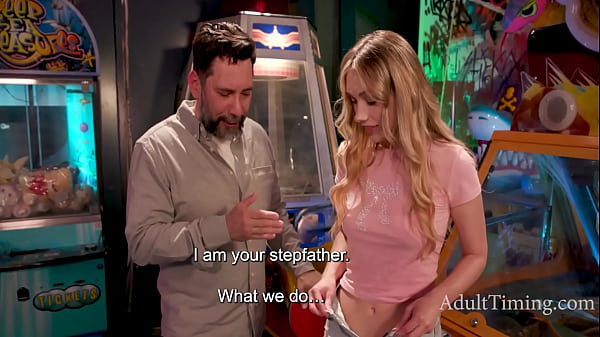 Cute Teenie Blonde Stepdaughter Deepthroats Stepdads Cock Outdoor thumbnail