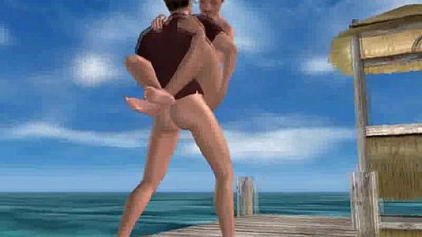 Horny 3d Cartoon Hunk Getting Fucked On The Beach thumbnail