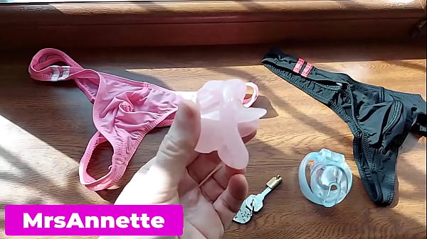 Surprise. From Today Your Cock Is Always In A Cage. Challenge Chastity thumbnail