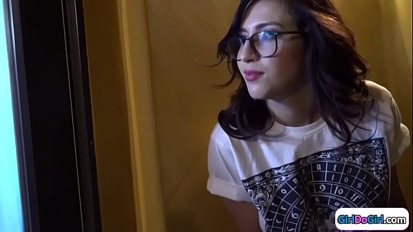 GirlDoGirl.com - Busty babe finds her gf toying on porn.The tight hottie want to get oral and the petite brunette licks her pussy before getting her hairy snatch eaten 