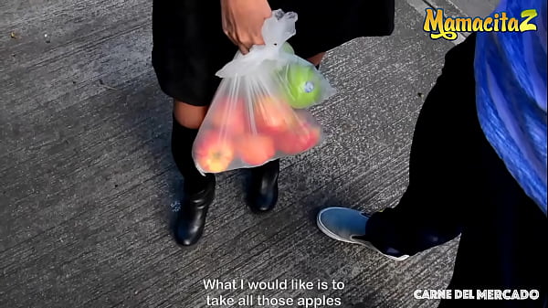 CARNE DEL MERCADO - Luna Castillo - Sexy Colombiana Blows And Fucks Hard With Alex Moreno 