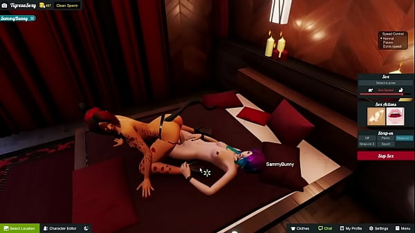 Follo con mi amigo femboy y la pasamos muy bien en 3DXCHAT