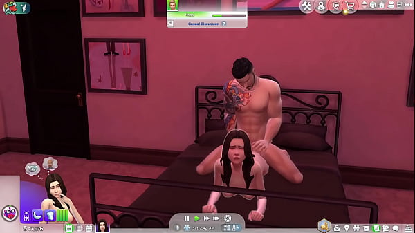 Girl pov and commentary of Treasures of Nadia Pt. 2 and then cumming to Sims gameplay at the end.