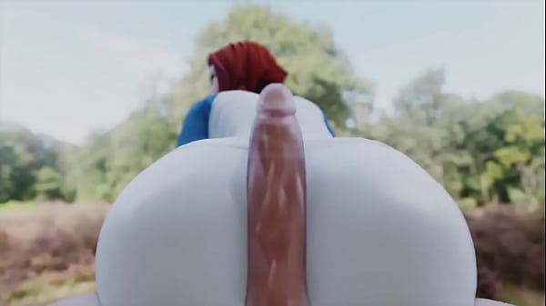 Gwen Rubs Big Ass Against Cock thumbnail