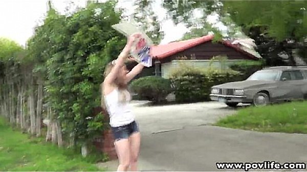 Povlife Brunette Carwash Hottie Alice White Pov Sex thumbnail