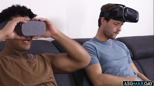 See what happens when 2 guys watch VR porn together! 