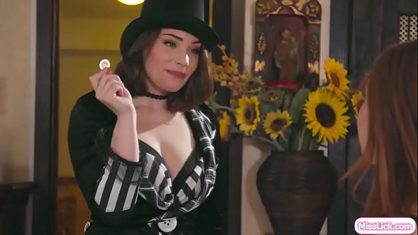 Hot Lesbian Changes Her Outfit Like A Magician And She Then Shows Some Magic Tricks To Her Sister In Law.after That,they Start Kissing Each Other And Next Is She Licks And Toys Sister In Laws Pussy.in Return She Facesits Her Sister In Law. thumbnail