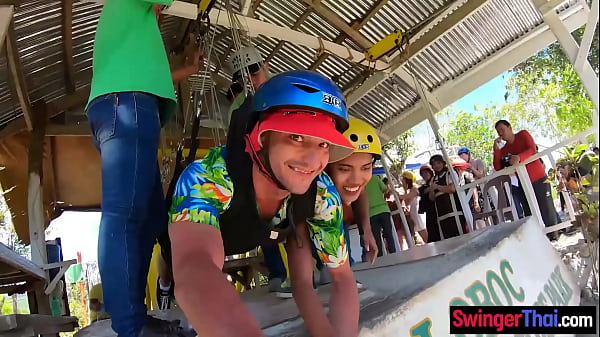 Big Butt Asian Gf Fucked From Behind After A Day Out In An Adventure Park thumbnail