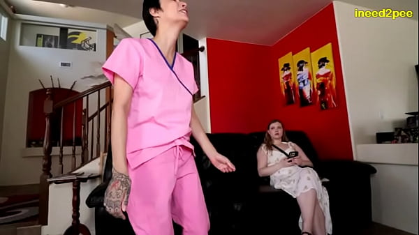 Nurse Jade Jantzen Wetting Her Nurse Scrubs thumbnail