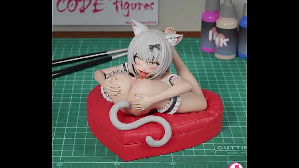3d Render Turntable Of Neko Autocunnlingus thumbnail