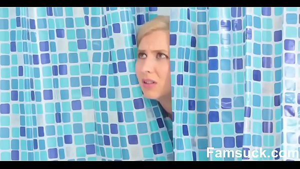 Sexy MILF rides stepsons cock 