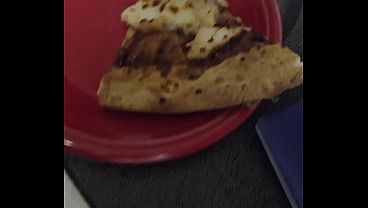 Subby hubby eats