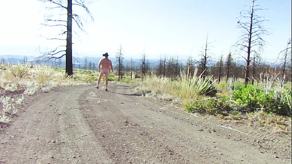 Naked walk in the burn.