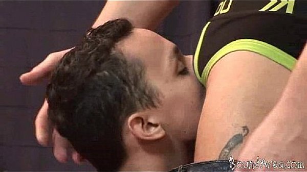 Restrained With A Belt And Rope Boy Gives Oral Job thumbnail