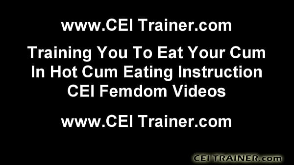 Nonton Cei Cum Eating Instructions And Femdom Vids thumbnail