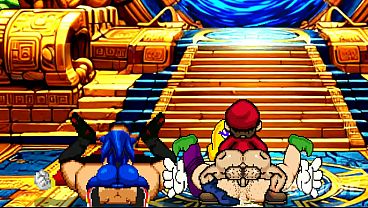 Double Gay Fight Between Gay Mario & Gay Sonic Against Dilf Wario & Dilf Robotnik thumbnail