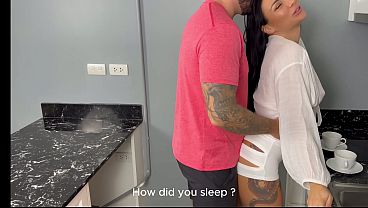 Nonton Morning Fuck In The Kitchen Table &mdash; No Time For Coffee thumbnail