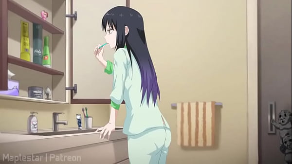 The pulled her pants down xd
