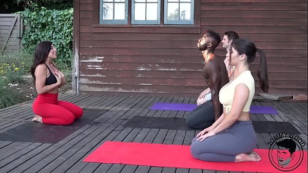 Yoga Class Turns Into Bbc Foursome Trukait And Yoga Goddess thumbnail