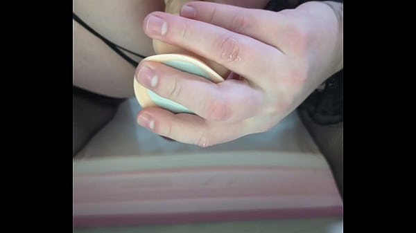 Realistic Dildo At Work