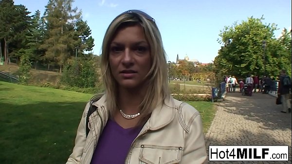Hot Blonde Milf Has A Threesome At The Park And Takes A Big Dick thumbnail