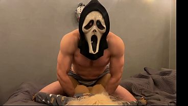 The Villain In The Mask Fucks A Sex Doll On Halloween! thumbnail