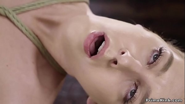 Solo Brunette Babe Gagged And Handcuffed Masturbating With Magic Wand thumbnail