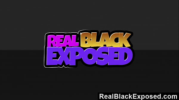 RealBlackExposed - Hot Ebony With Perfect Tits Gets Her White Cock 