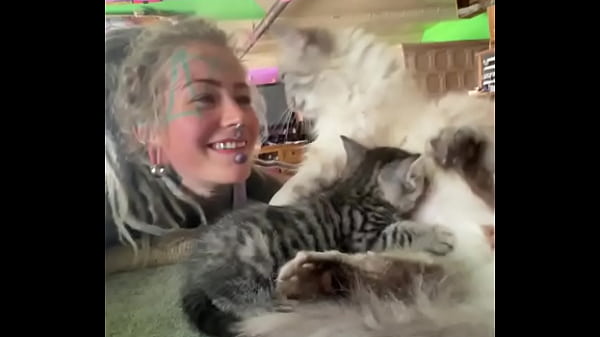 Nonton Cat Heaven :)-#facetattoo #inkedface #eyeballtattoo #cat #kitten thumbnail