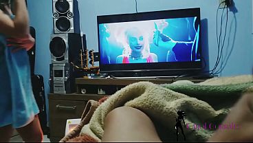 Tome no cu com e fiquei toda arrombada