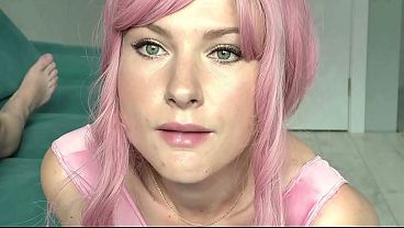 Hot Girl Deepthroats, Handjob Big Cock And Cum Plays thumbnail