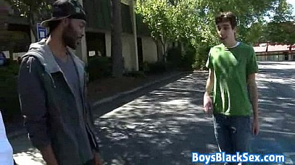 Blacks On Boys - Gay Hardcore Bareback Interracial Porn Video 08 thumbnail