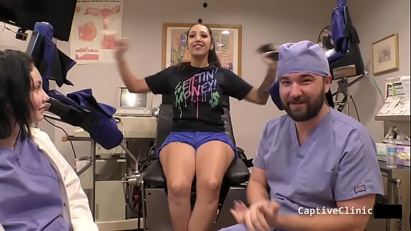 Stefania Mafra Gets Interrogated By Office Tampa And Nurse Lenna Lux As Her Boyfriend Watches Her Electrical Torment From Another Location While Being Questioned Movie At thumbnail