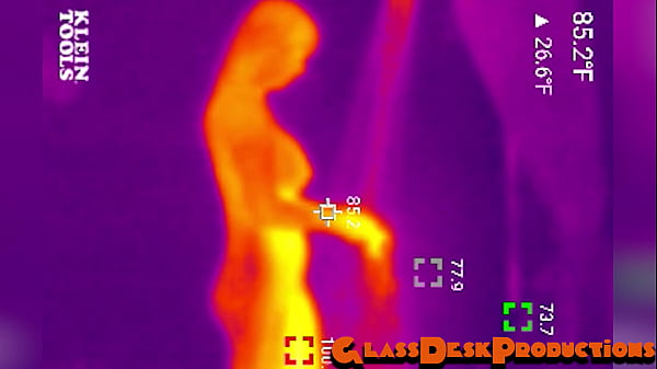 Hot Afternoon Sex And Shower Caught On Thermal Infrared Camera thumbnail