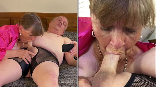 Mature Gilf In Hot Pink Lingerie Gives A Fantastic Blowjob thumbnail