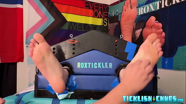 Chubby Dom Tickles Restrained Amateur thumbnail