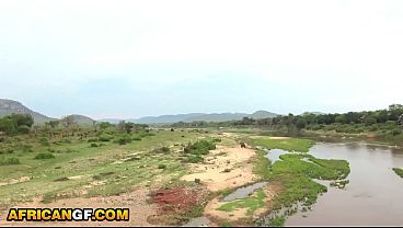 Naughty Black Babe Cheats On Her Cuck BF & Takes Big White Cock Deep Outdoors 