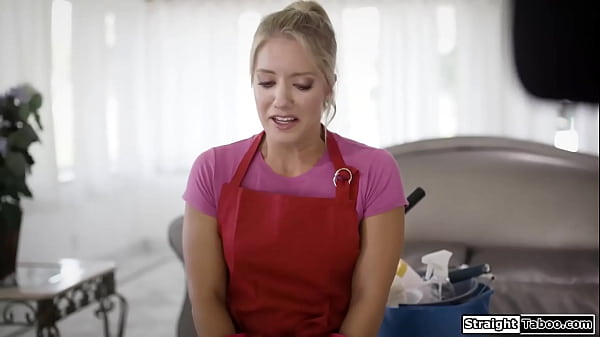 Maid Candice Dare is shocked when shes confronted with two burglars.The small tits petite blonde will do anything and the guys anal fuck and dp her 