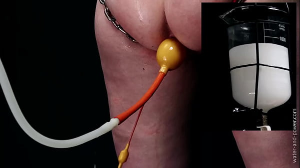 Little Miss Hannah Sparkle Has Her Asshole Covered In Deep Heat Before Being Given A Really Awful High Volume Enema thumbnail