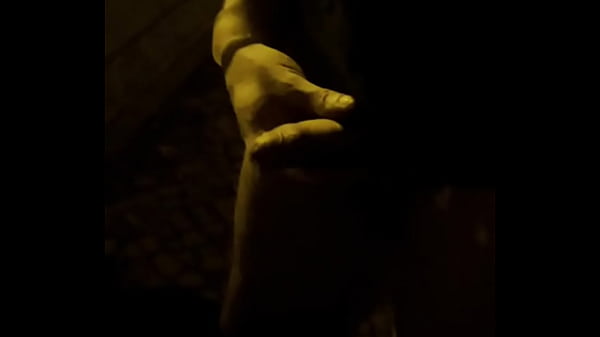 Amateur boy caught peeing in the street and given a helping hand 