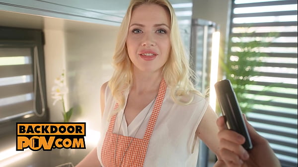 Pov - Your Hot Blonde Wife Kitty Li Opens Her Ass For You Thick Cock thumbnail