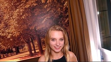 Nonton Hot Hotel Hookup: Amazing Blonde Teen Babe thumbnail