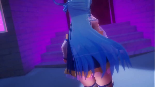 3d Hentai Iwara - Having Sex With Aqua Sama In Love Hotel (unity) thumbnail