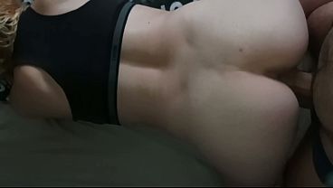 Amateur Milf Slut Takes Hard Doggy Fucking While Fingering Her Anus thumbnail