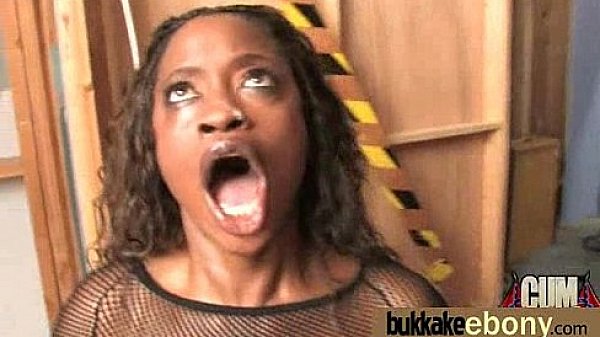 Nonton Ebony Cum Slut Hottie Bukkake Party 29 thumbnail