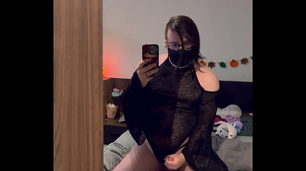 Cum in lingerie