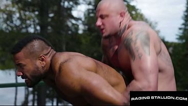 Raging Stallion - Wet & Wild Deck Pounding - Hunk Crush Breeds The Bodybuilder thumbnail
