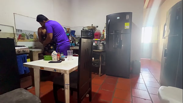 Nonton While I'm At Work, My Stepson Is Shoving His Huge Cock Into My Wife's Huge Ass. Oh, I'm A Cuckold! thumbnail